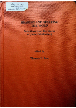 Hearing and speaking the word