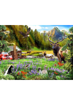 Puzzle 1000 W lesie