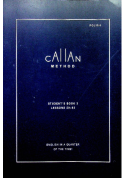Callan Method students book 3