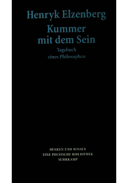 Kummer mit dem Sein
