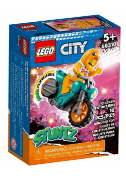 Lego CITY 60310 Motocykl kaskaderski z kurczakiem