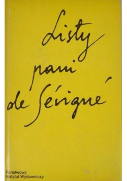 Listy pani de Sevigne