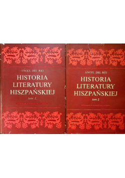 Historia literatury hiszpańskiej tom 1 i 2