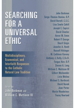 Searching for a Universal Ethic
