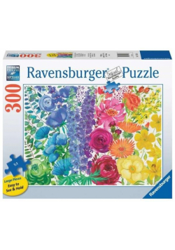 Puzzle 300 Kwietna tęcza