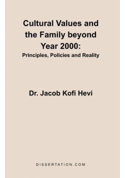 Cultural Values and the Family beyond Year 2000