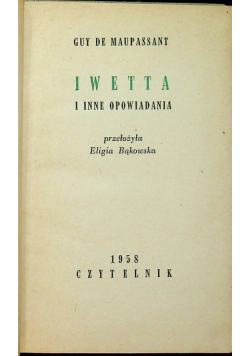 Iwetta i inne opowiadania