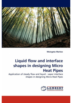 Liquid Flow and Interface Shapes in Designing Micro Heat Pipes