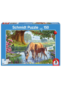 Puzzle 150 Konie przy strumieniu G3