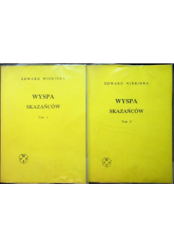 Wyspa skazańców tom 1 i 2