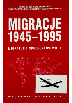 Migracje 1945 - 1995