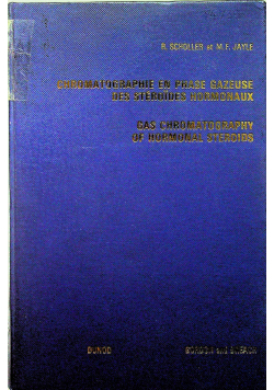 Chromatographie en phase gezeuse des steroides hormonaux