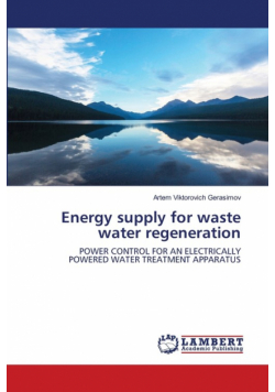 Energy supply for waste water regeneration