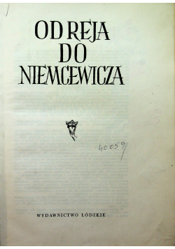 Księgi humoru polskiego od Reja do Niemcewicza