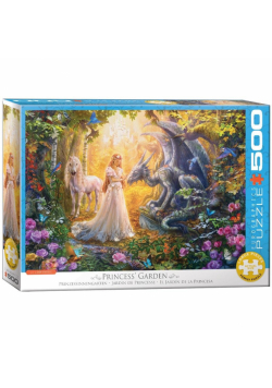 Puzzle 500 Ogród księżniczki pełen magii XXL