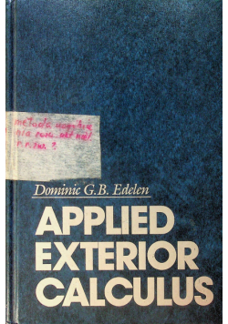 Applied exterior calculus