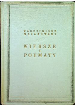 Majakowski Wiersze i poematy 1949 r