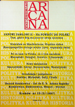 Dwumiesięcznik Arcana nr 15 ( 3 / 1997 )