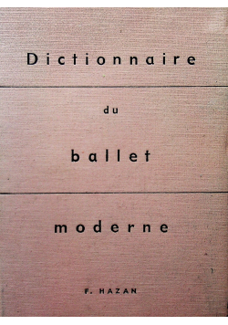 Dictionnaire du ballet moderne