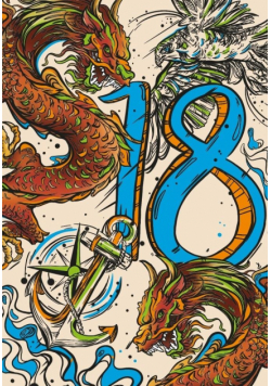 Karnet A5 Neon 18 Chłpak