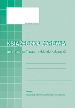 Książeczka zdrowia dla celów sanitarno... 530-5