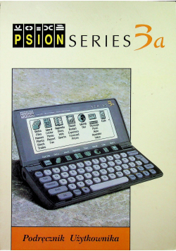 Psion Series 3a Instrukcja użytkownika