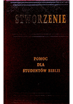 Stworzenie pomoc dla studentów biblii Reprint z 1938 r.