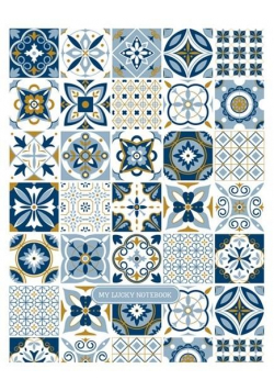 Notatnik ozdobny 143x210/80K linia Mozaika