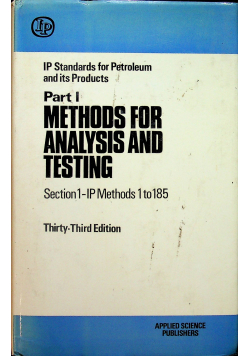 Methods for analysis and testing