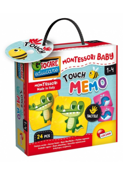 Lisciani Montessori Baby Touch Gra Pamięciowa
