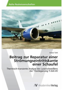 Beitrag zur Reparatur einer Strömungseintrittskante einer Schaufel
