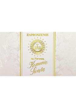 Zaproszenie Komunia ZP-07 (10szt.)