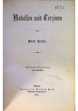 Nobellen und Terzinen 1867 r