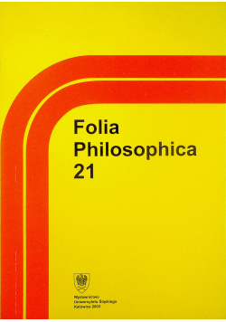 Folia Philosophica 21