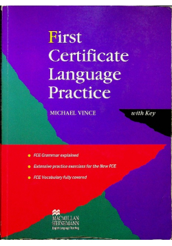 First Certificate Language Practice Language