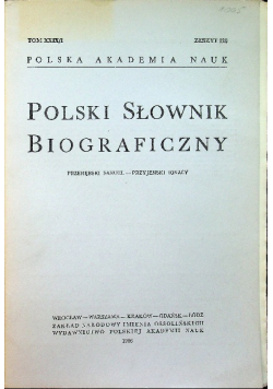 Polski Słownik Biograficzny Tom XXIX 1 Zeszyt 120