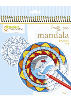 Kolorowanka Graffy Pop Mandala Chłopiec
