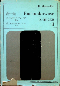 Rachunkowość rolnicza Tom II