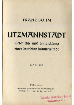 Litzmannstadt 1941 r