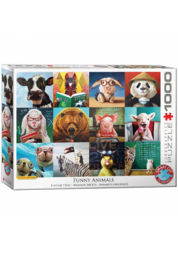 Puzzle 1000 Śmieszne zwierzęta