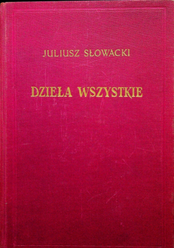 Słowacki Dzieła wszystkie tom V