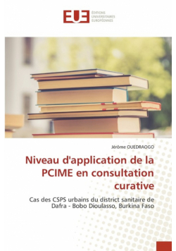 Niveau d'application de la PCIME en consultation curative