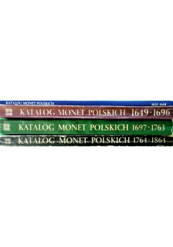 Katalog monet Polskich 4 tomy