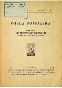 Wisła Pomorska 1934r