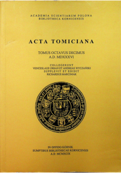 Acta Tomiciana