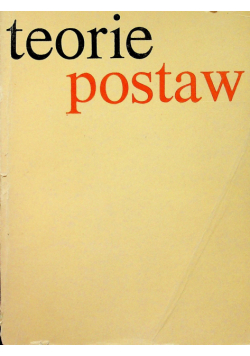 Teorie postaw