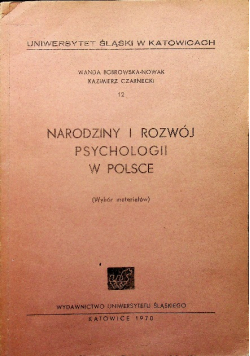 Narodziny i rozwój psychologii w Polsce