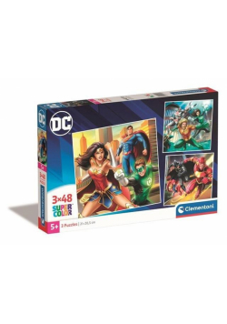 Puzzle 3x48 Super Kolor DC Justice League