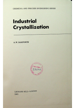 Industrial crystallization