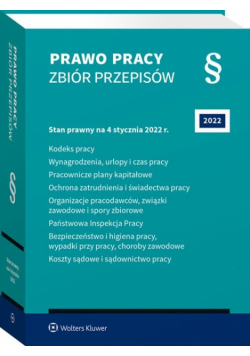 Prawo pracy Zbiór przepisów w.35/2022